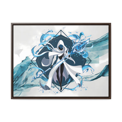 Ethereal Sentinel of the Tides - Gallery Canvas Wraps, Horizontal Frame