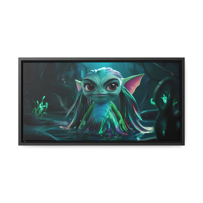 Guardian of the Enchanted Lagoon - Gallery Canvas Wraps, Horizontal Frame