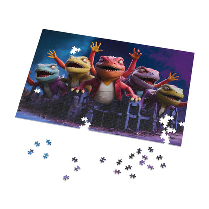 Lizard Band Invasion - Jigsaw Puzzle (30, 110, 252, 500,1000-Piece)