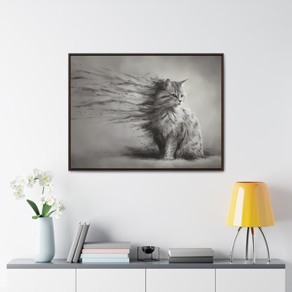 Ephemeral Whiskers - Gallery Canvas Wraps, Horizontal Frame