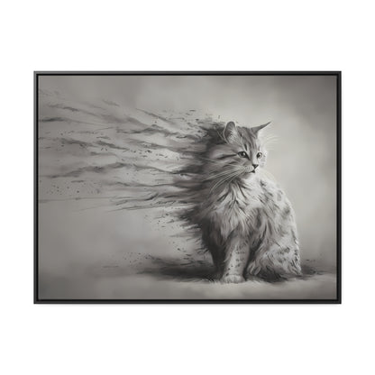 Ephemeral Whiskers - Gallery Canvas Wraps, Horizontal Frame