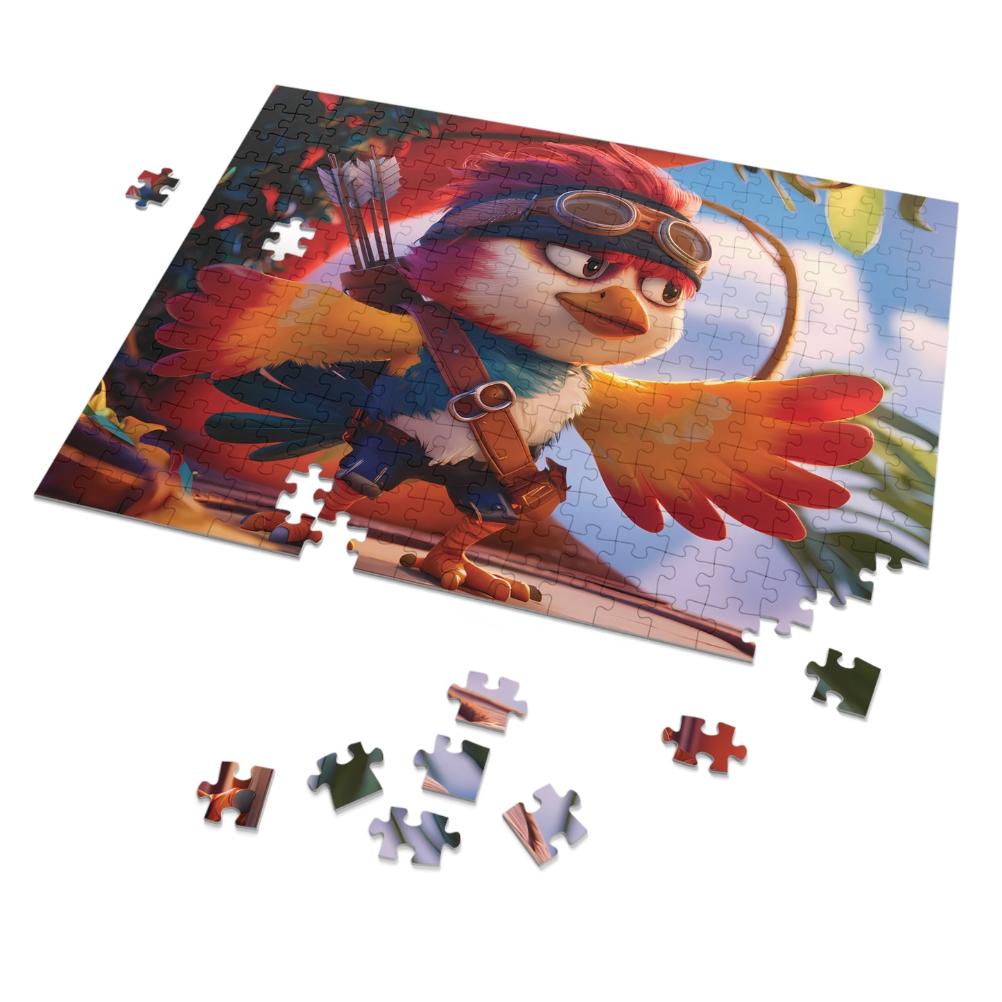 Cute hunting Bird - Jigsaw Puzzle (30, 110, 252, 500,1000-Piece)