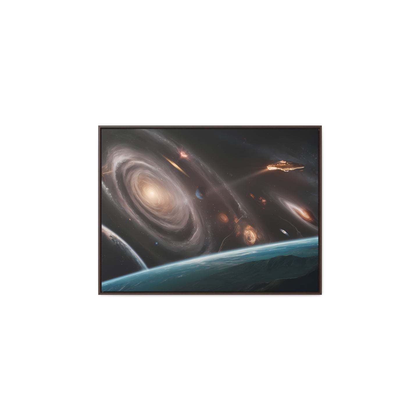 Galactic Odyssey - Gallery Canvas Wraps, Horizontal Frame