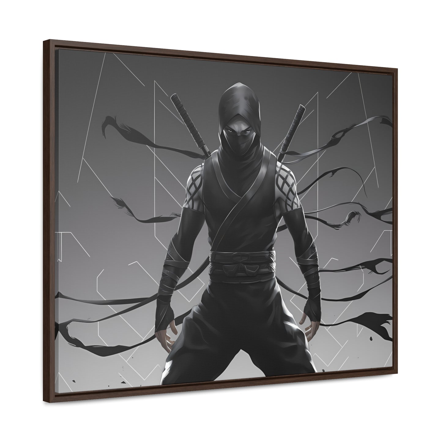 Shadowblade Sentinel - Gallery Canvas Wraps, Horizontal Frame