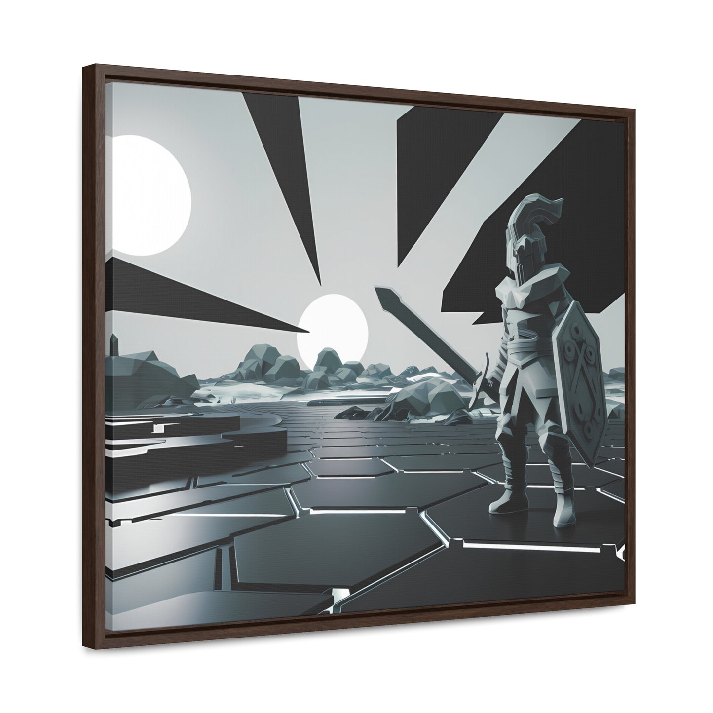 Guardian of the Twin Suns - Gallery Canvas Wraps, Horizontal Frame