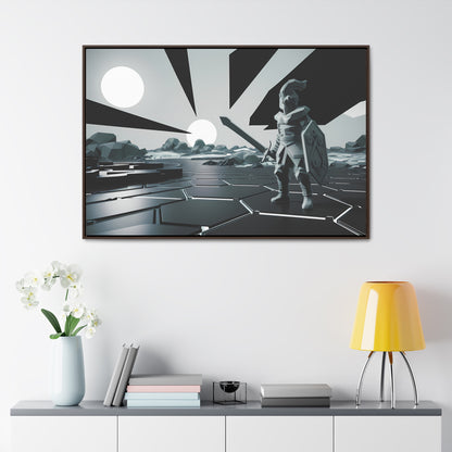 Guardian of the Twin Suns - Gallery Canvas Wraps, Horizontal Frame