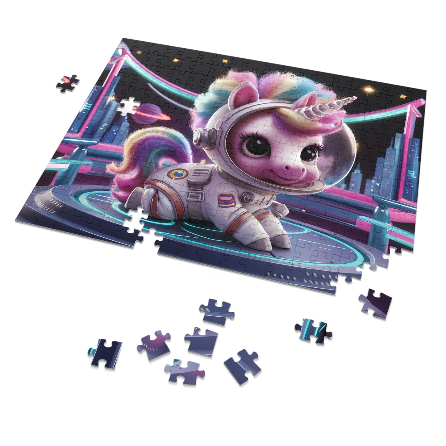 Galactic Unicorn Explorer - Jigsaw Puzzle (30, 110, 252, 500,1000-Piece)