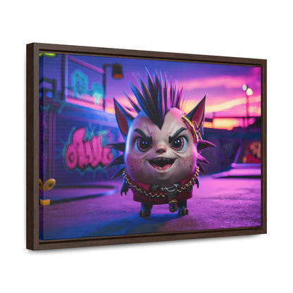 Punk Paws Unleashed - Gallery Canvas Wraps, Horizontal Frame