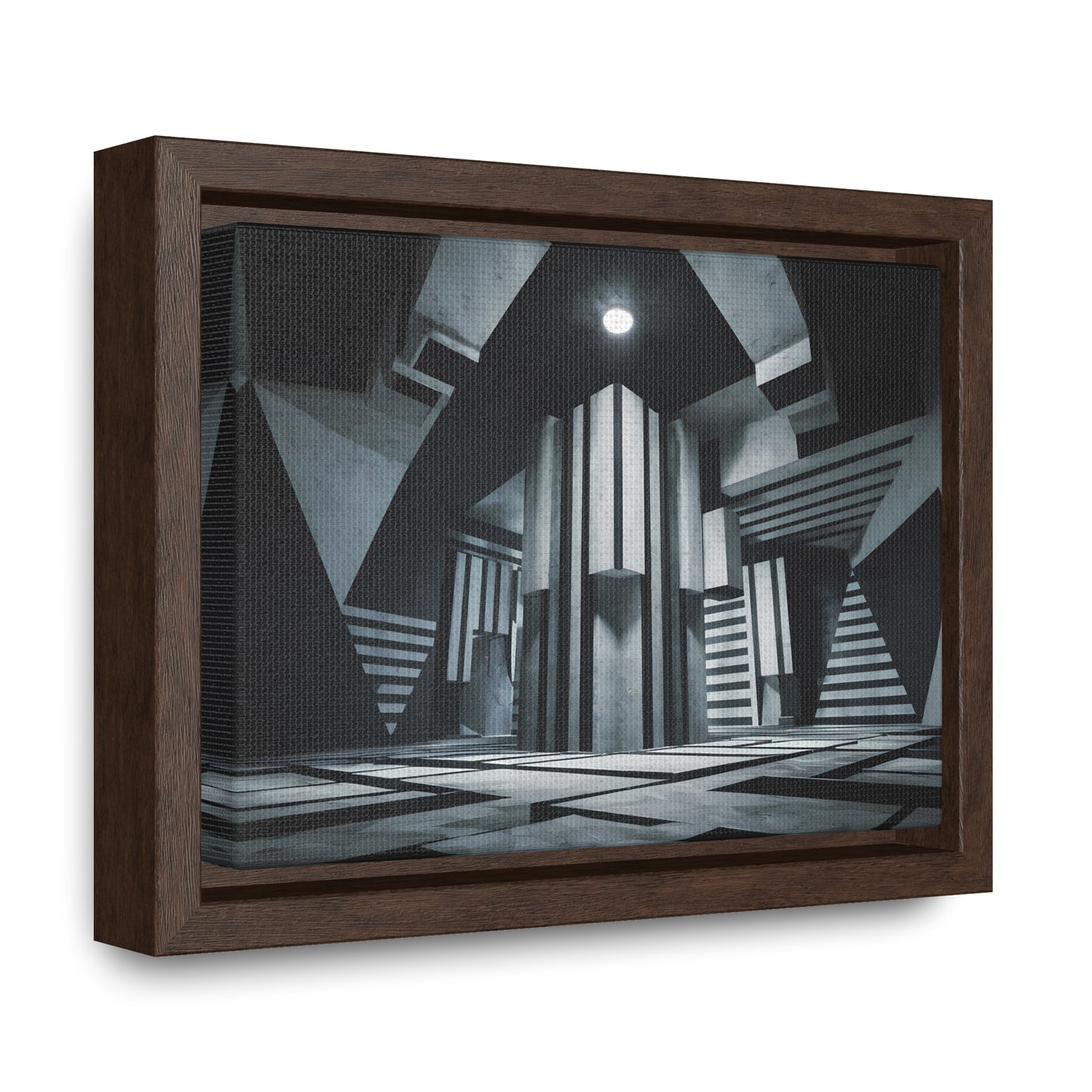 The Geometry of Shadows - Gallery Canvas Wraps, Horizontal Frame