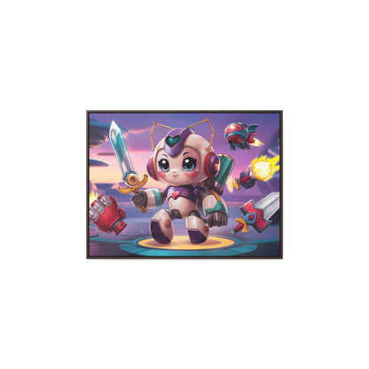 Battle Bot Hero - Gallery Canvas Wraps, Horizontal Frame