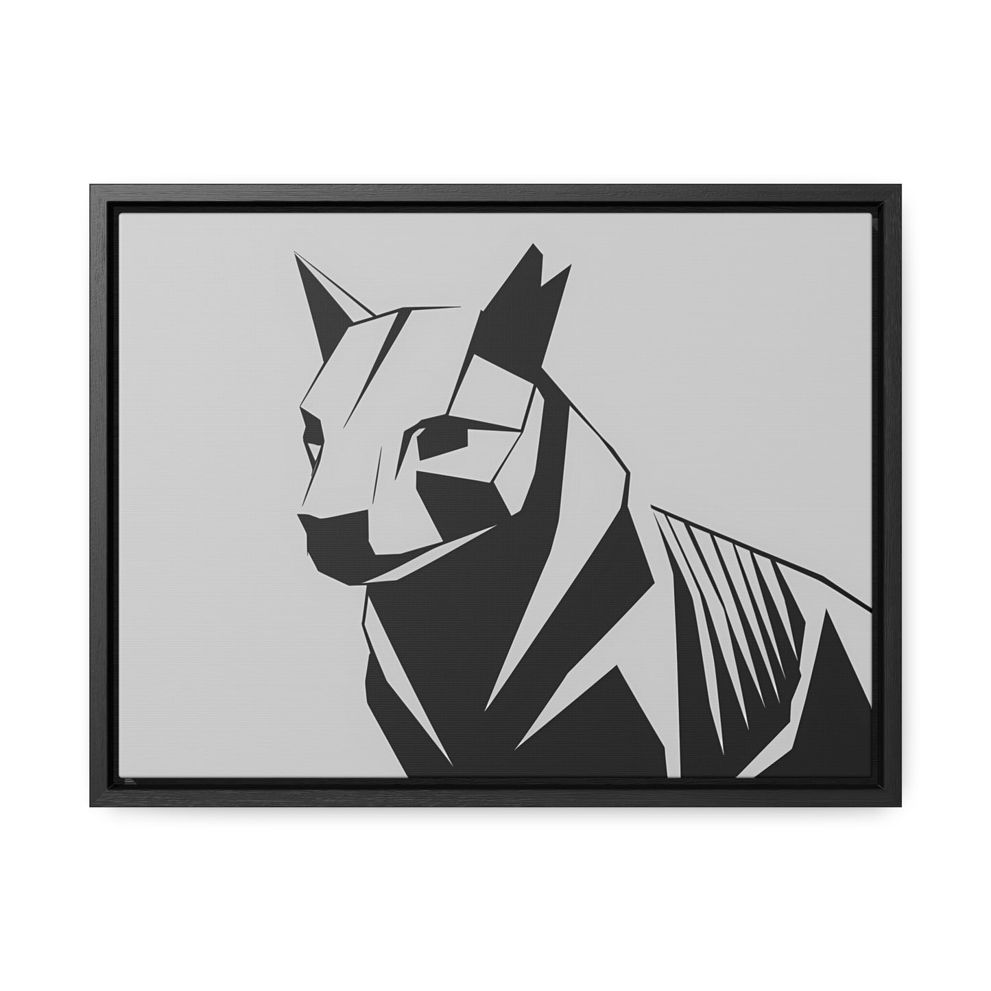 Geometric Guardian - Gallery Canvas Wraps, Horizontal Frame