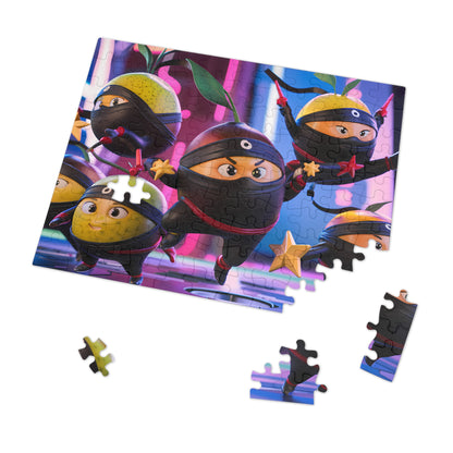 Fruity Ninja Warriors - Jigsaw Puzzle (30, 110, 252, 500,1000-Piece)