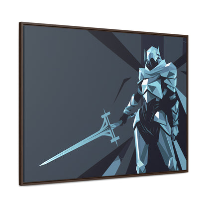 Knight of the Shattered Realm - Gallery Canvas Wraps, Horizontal Frame