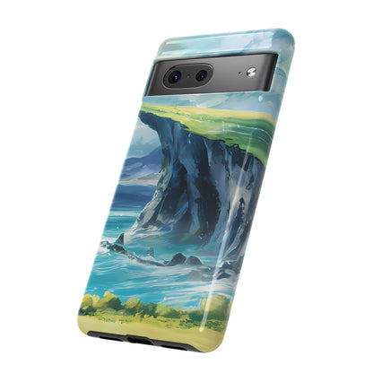 Anime Cliff by the Sea - Smartphone Tough Cases