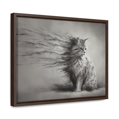 Ephemeral Whiskers - Gallery Canvas Wraps, Horizontal Frame