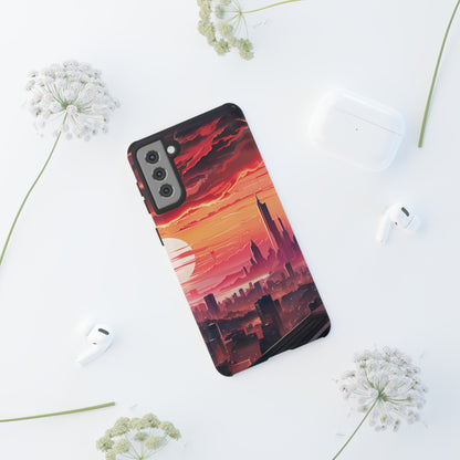 Anime City at Dawn - Smartphone Tough Cases