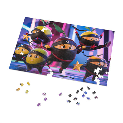 Fruity Ninja Warriors - Jigsaw Puzzle (30, 110, 252, 500,1000-Piece)