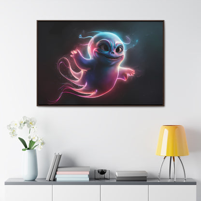 Neon Ghostling - Gallery Canvas Wraps, Horizontal Frame