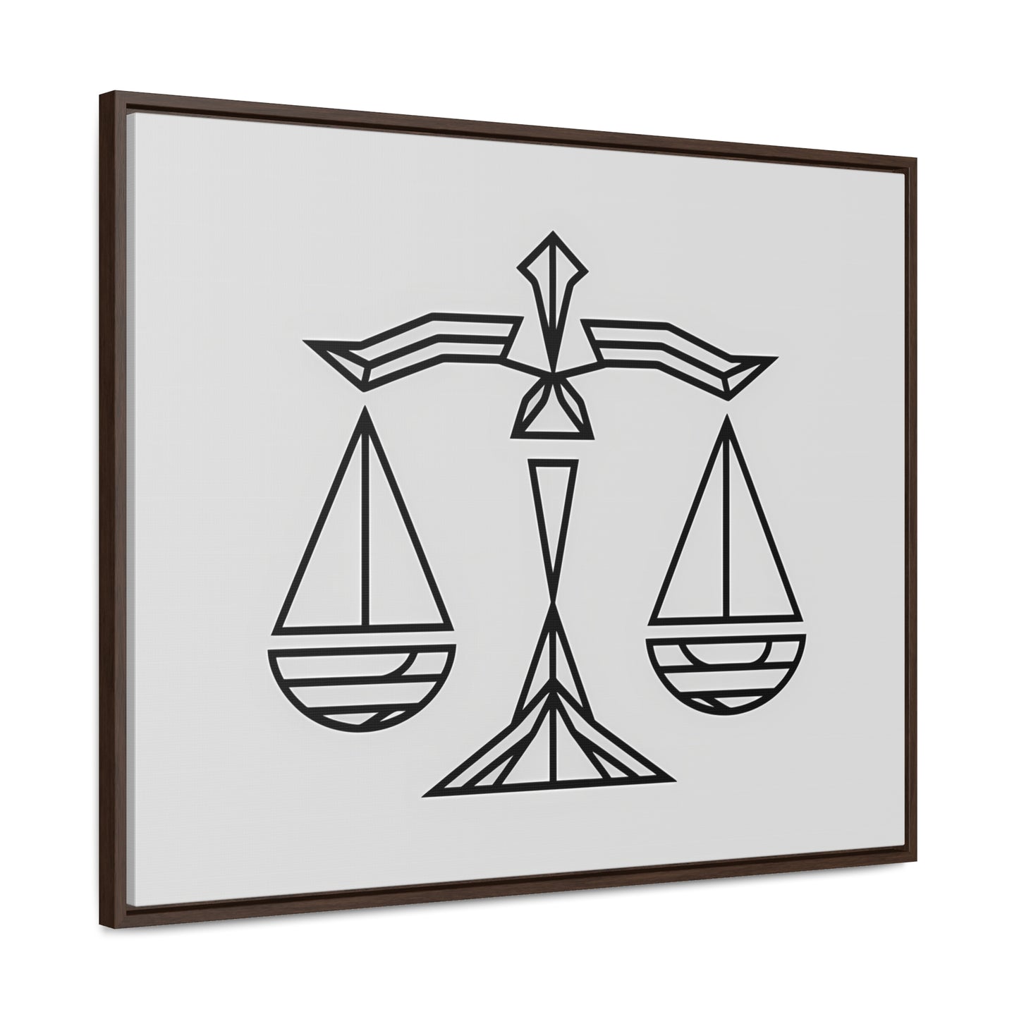 Balance of Justice - Gallery Canvas Wraps, Horizontal Frame