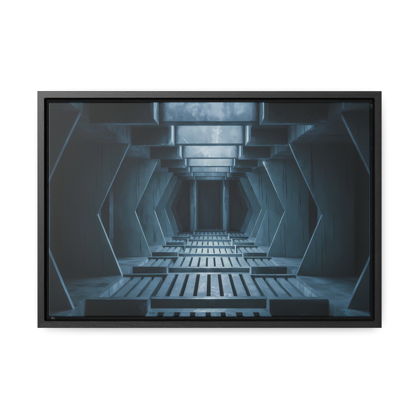 Echoes of the Forgotten Passage - Gallery Canvas Wraps, Horizontal Frame