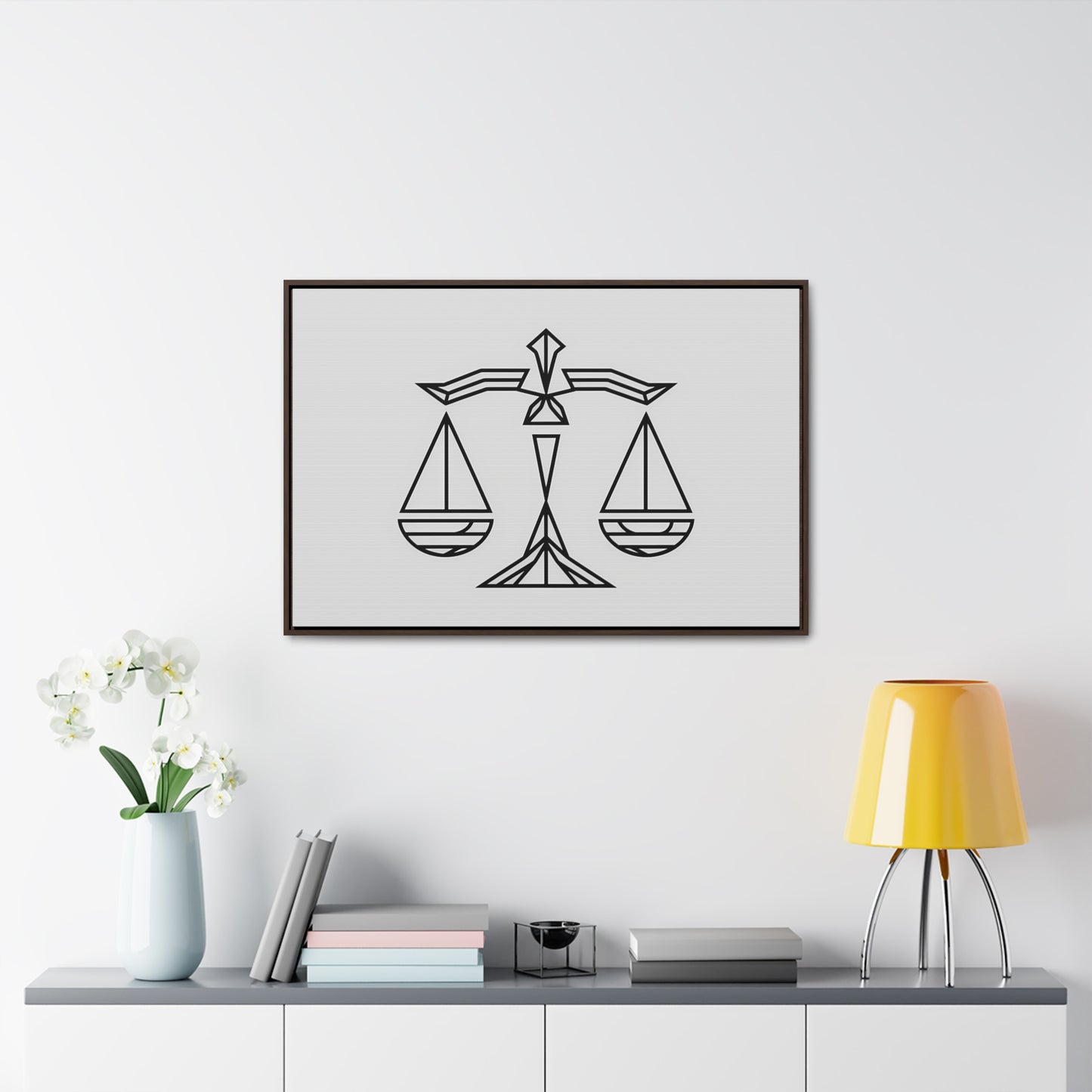 Balance of Justice - Gallery Canvas Wraps, Horizontal Frame