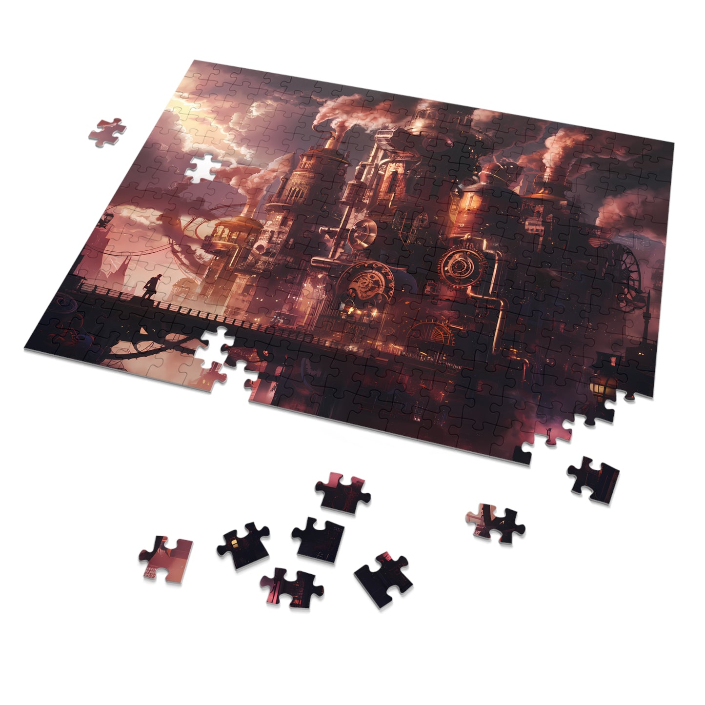 The Iron Citadel at Dusk - Jigsaw Puzzle (30, 110, 252, 500,1000-Piece)