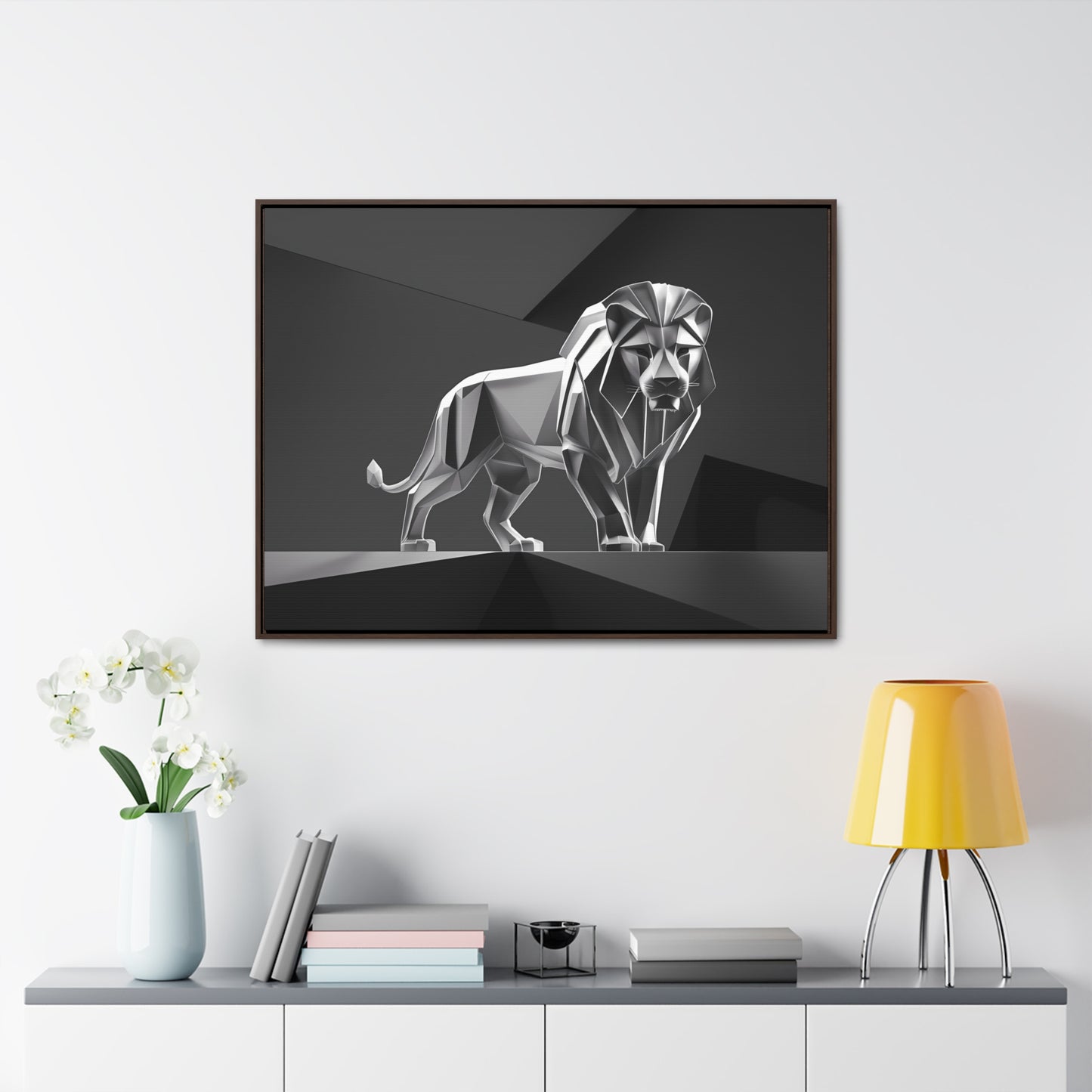 Majestic Steel Sentinel - Gallery Canvas Wraps, Horizontal Frame