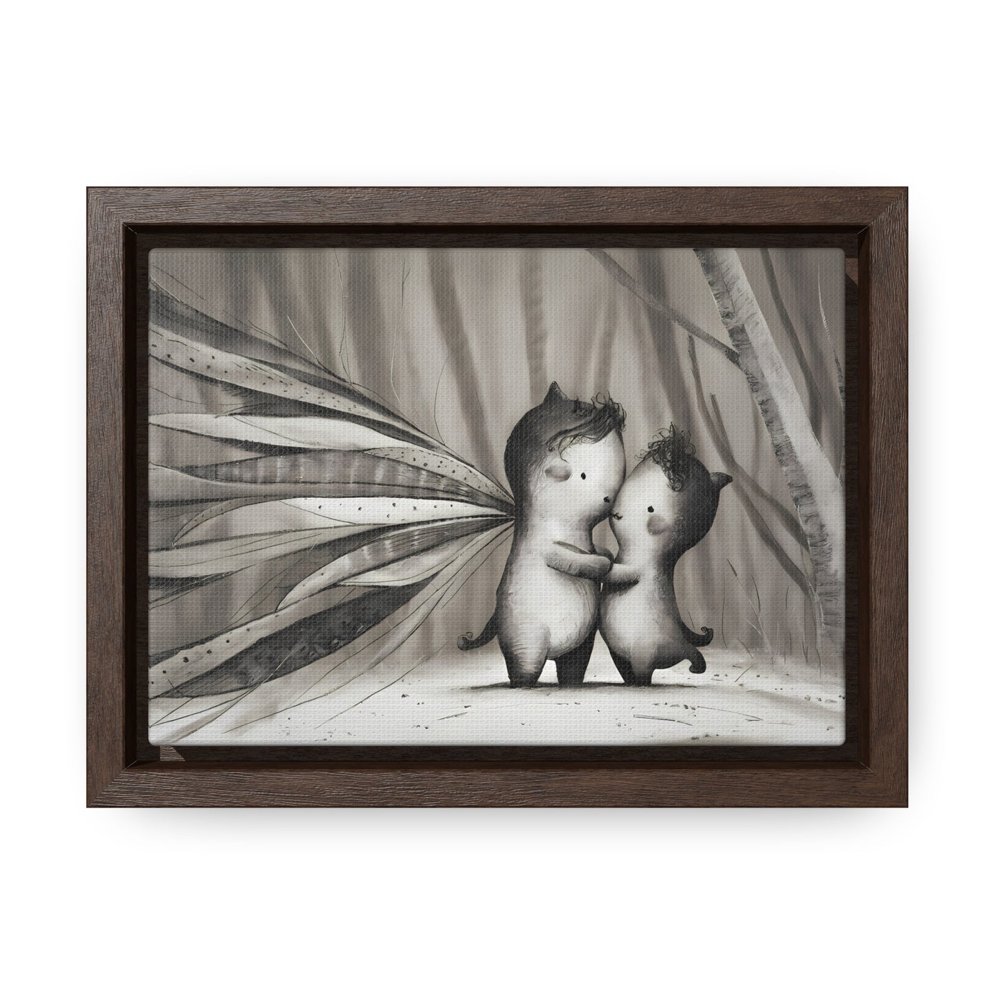 Whispers of the Forest - Gallery Canvas Wraps, Horizontal Frame