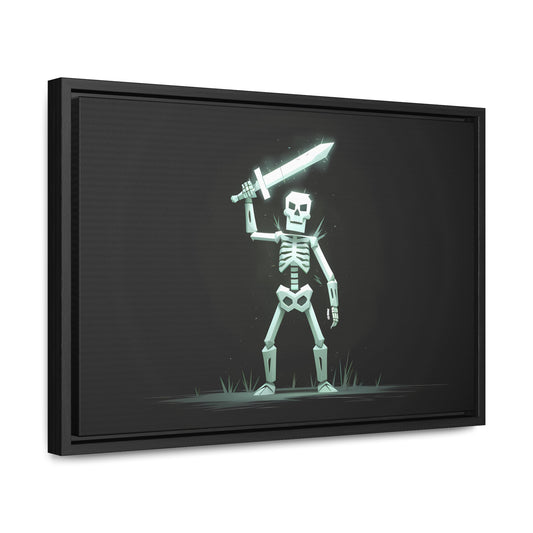 Rise of the Skeleton Warrior - Gallery Canvas Wraps, Horizontal Frame