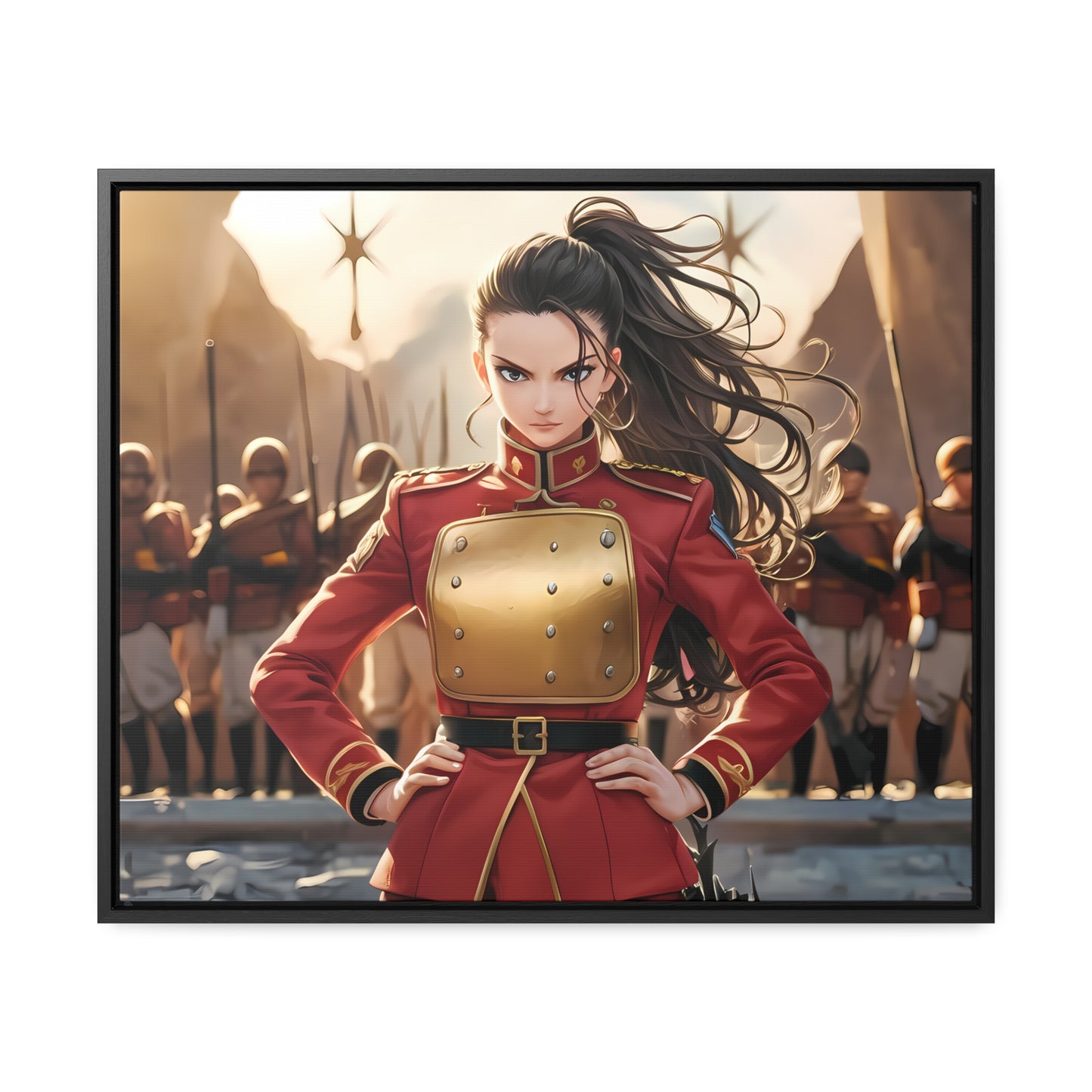 Commander of the Crimson Legion - Gallery Canvas Wraps, Horizontal Frame