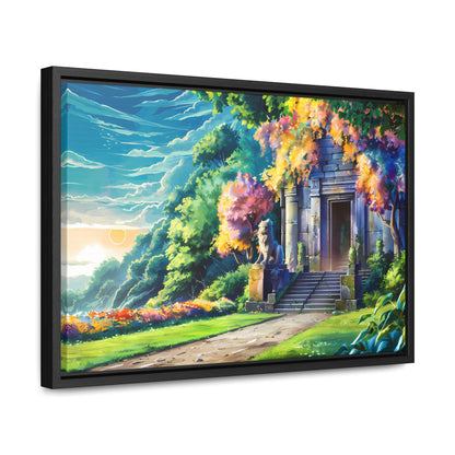 Sanctuary of the Forgotten Dawn - Gallery Canvas Wraps, Horizontal Frame