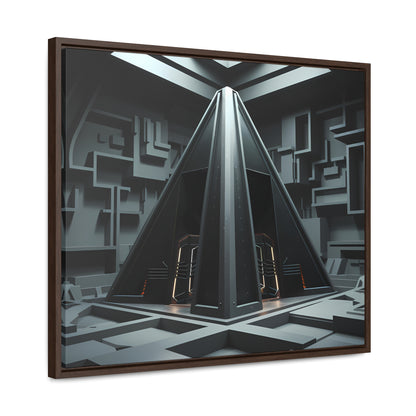 Sanctum of the Obsidian Pyramid - Gallery Canvas Wraps, Horizontal Frame