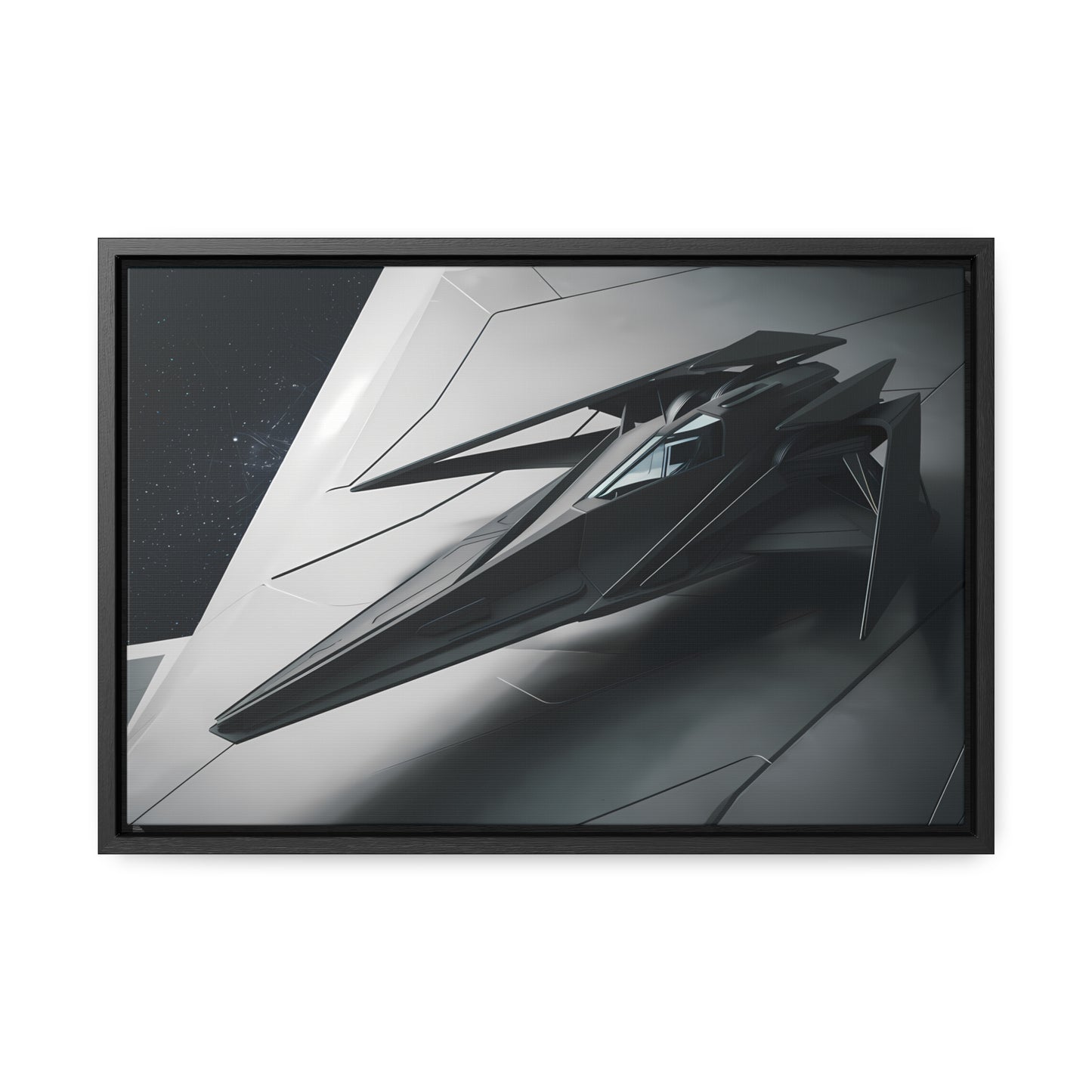 Starlance Stealth Interceptor - Gallery Canvas Wraps, Horizontal Frame