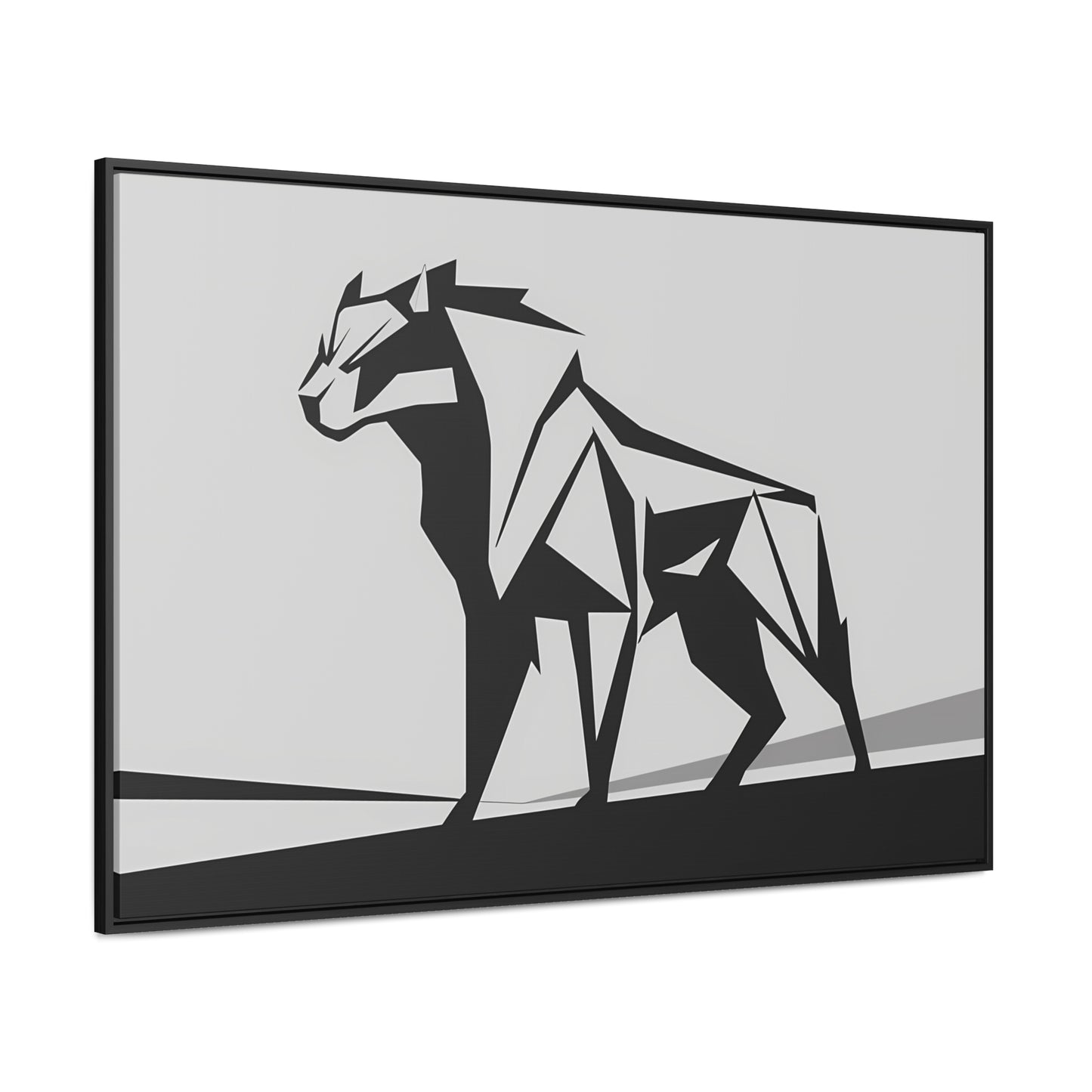 Geometric Beast - Gallery Canvas Wraps, Horizontal Frame