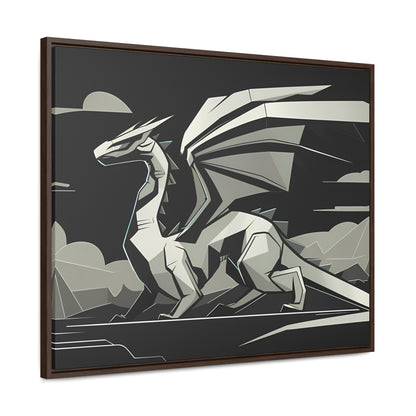 Shadow of the Silver Dragon - Gallery Canvas Wraps, Horizontal Frame