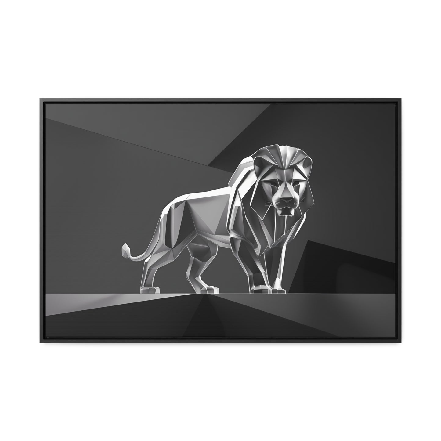 Majestic Steel Sentinel - Gallery Canvas Wraps, Horizontal Frame