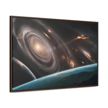 Galactic Odyssey - Gallery Canvas Wraps, Horizontal Frame