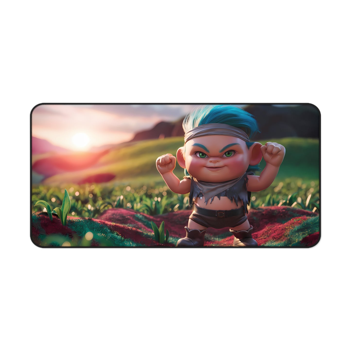 Triumphant Sprite at Dawn - Desk Mat