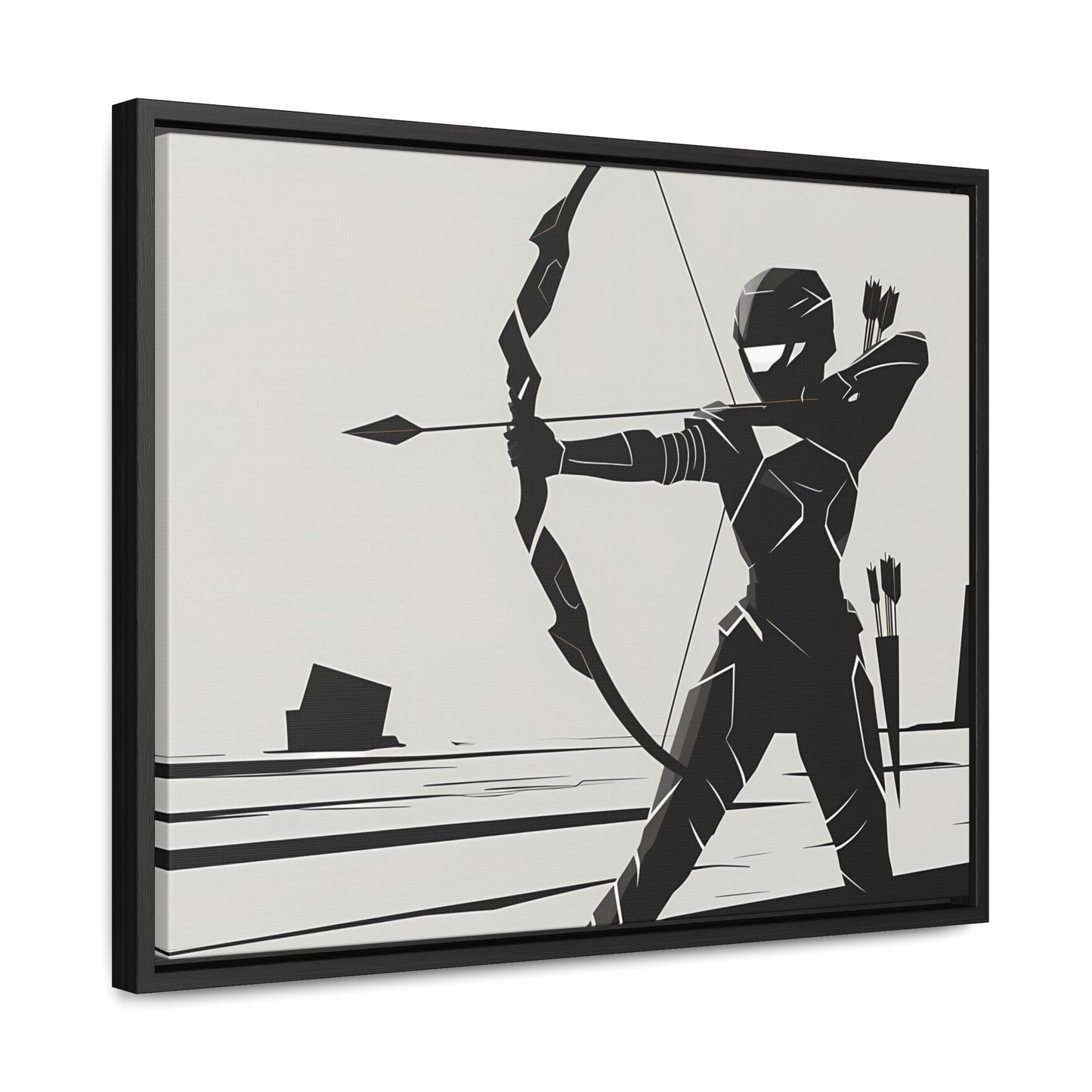 Silent Hunter - Gallery Canvas Wraps, Horizontal Frame