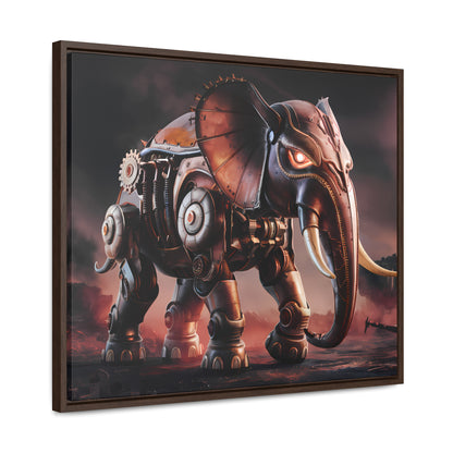 "Mechanized Titan of the Wasteland" - Gallery Canvas Wraps, Horizontal Frame