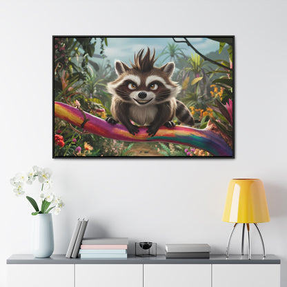 Jungle Mischief - Gallery Canvas Wraps, Horizontal Frame