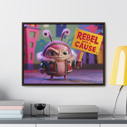 Rebel with a Cause - Gallery Canvas Wraps, Horizontal Frame