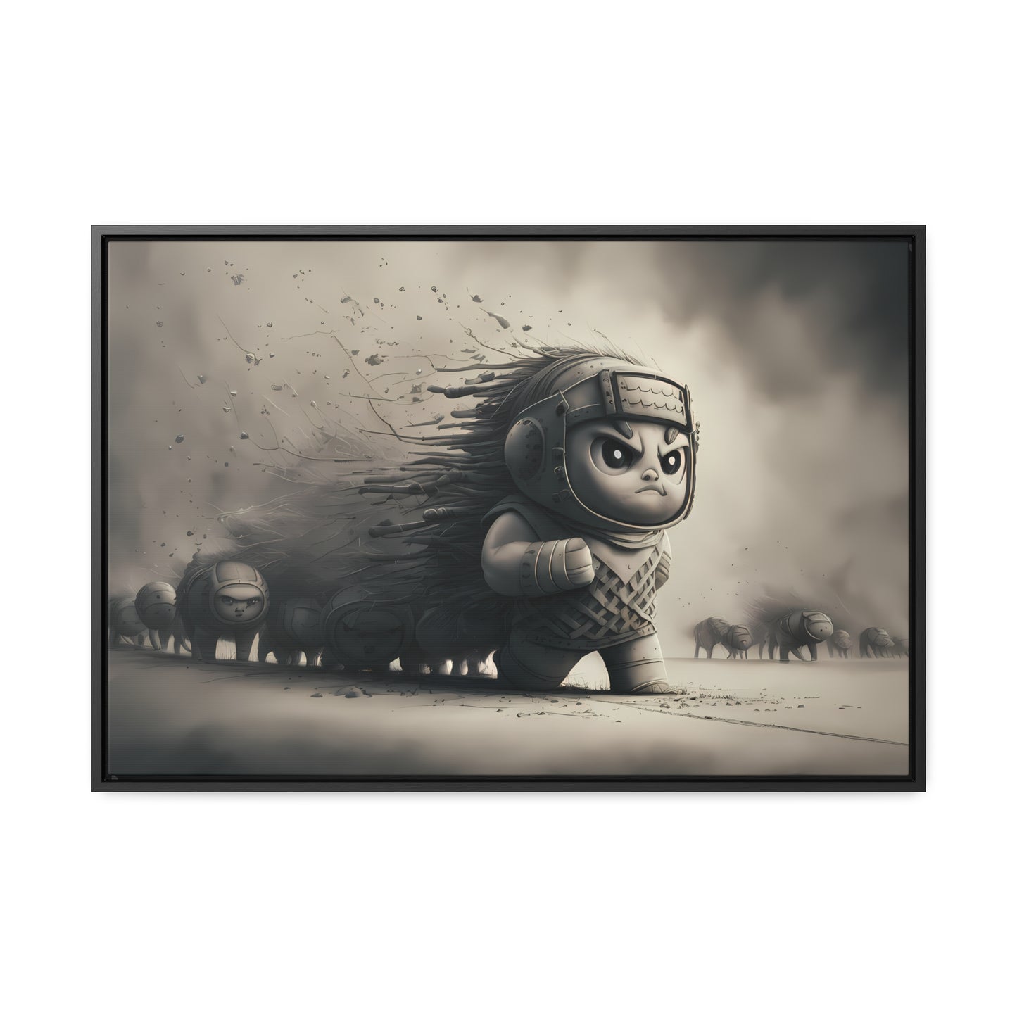 March of the Determined - Gallery Canvas Wraps, Horizontal Frame