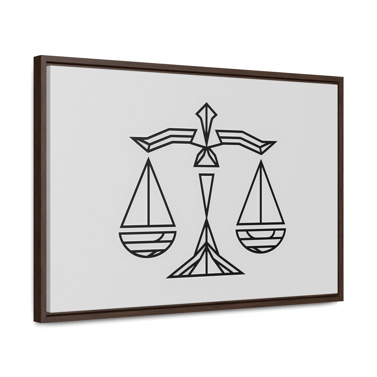 Balance of Justice - Gallery Canvas Wraps, Horizontal Frame