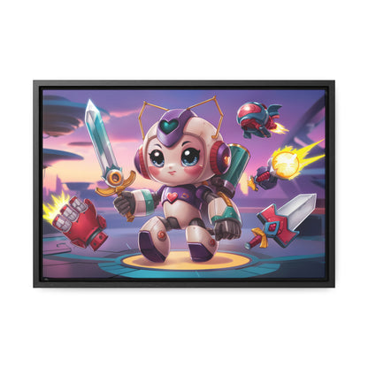 Battle Bot Hero - Gallery Canvas Wraps, Horizontal Frame