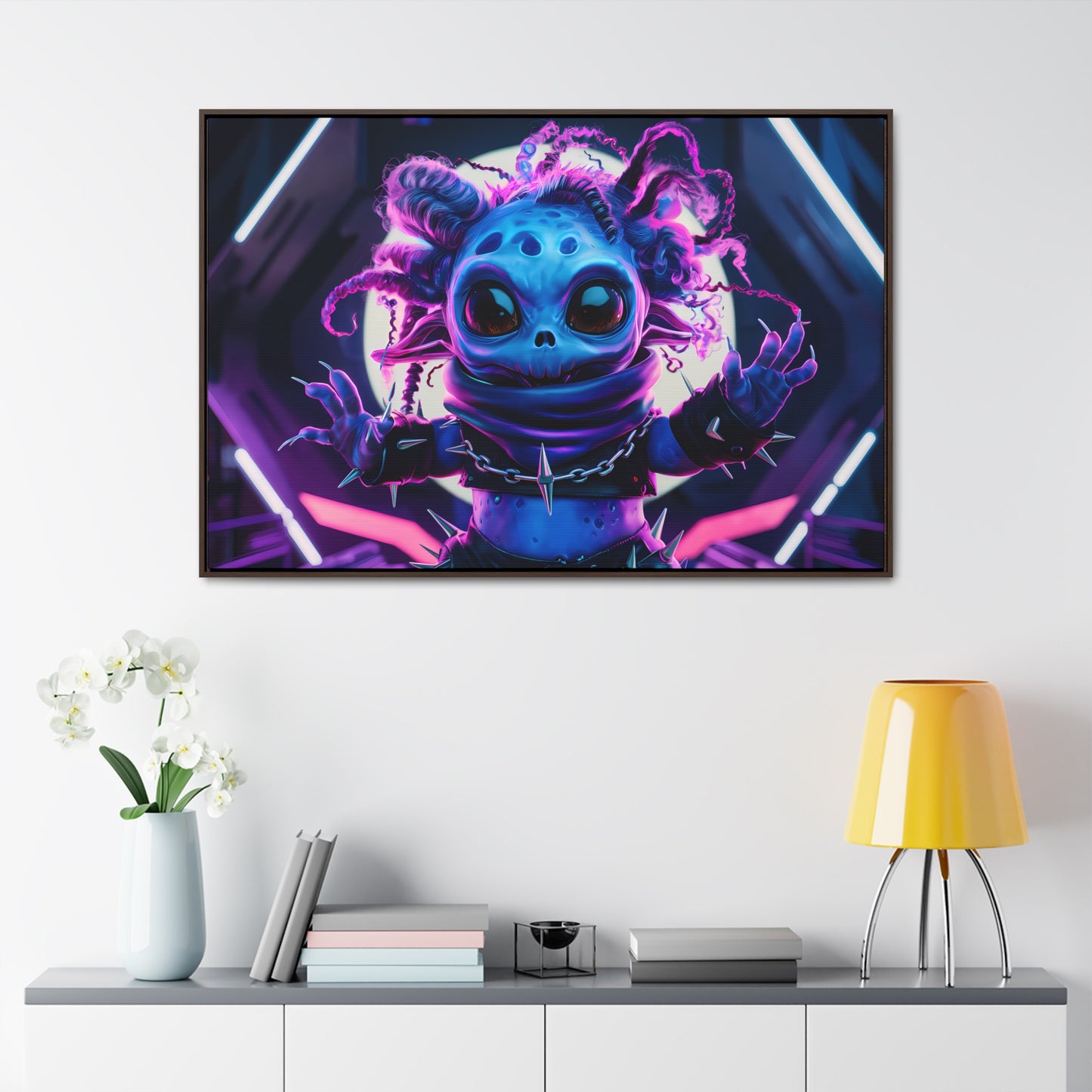 Alien Punk Starlet - Gallery Canvas Wraps, Horizontal Frame