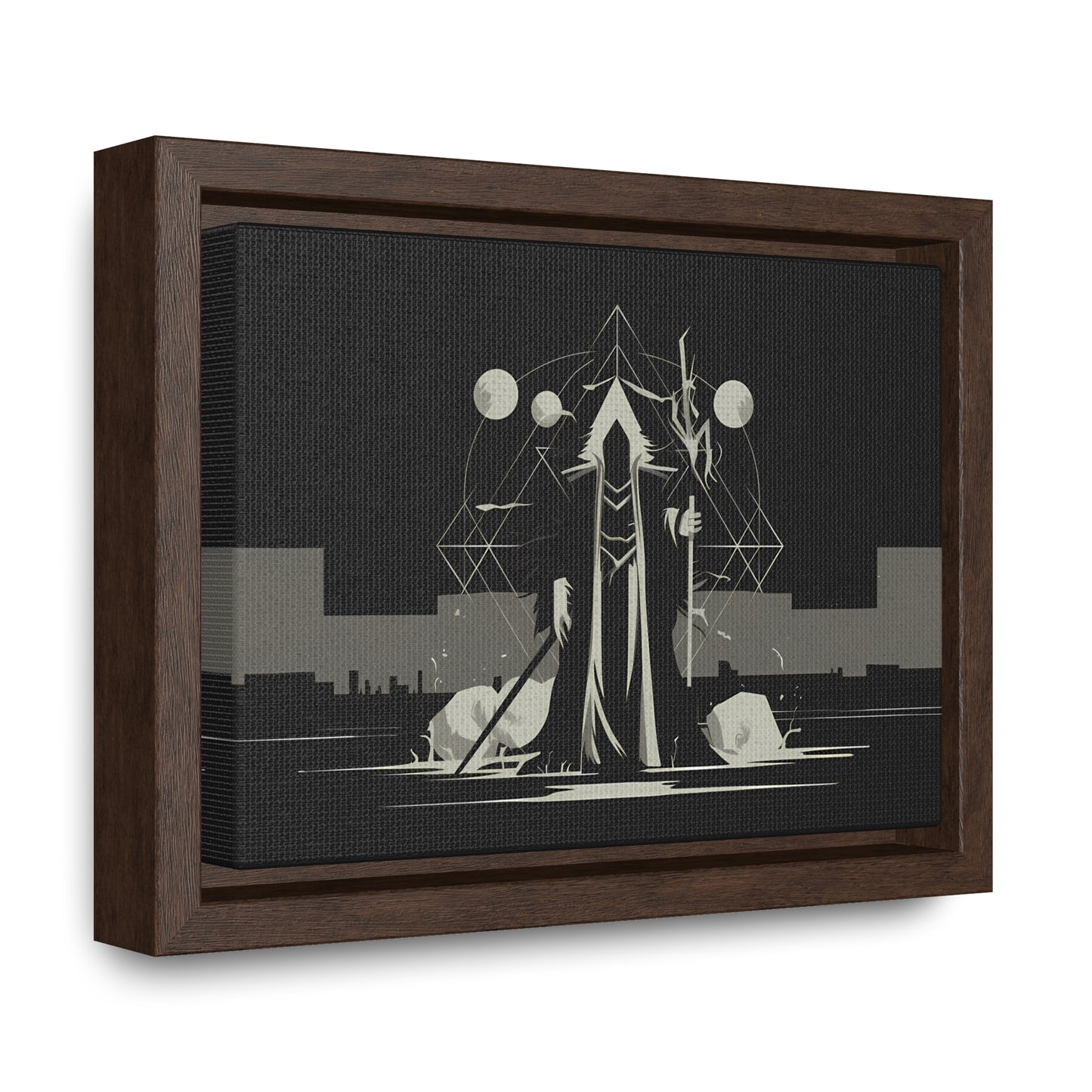 The Arcane Guardian of the Shadows - Gallery Canvas Wraps, Horizontal Frame