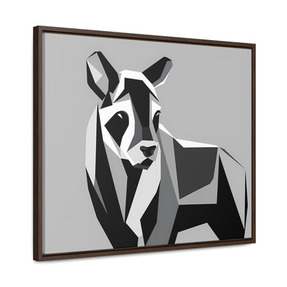 Monochrome Geometry - Gallery Canvas Wraps, Horizontal Frame