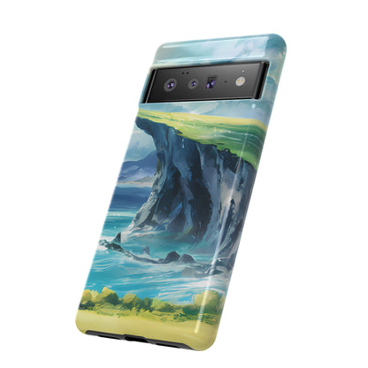 Anime Cliff by the Sea - Smartphone Tough Cases