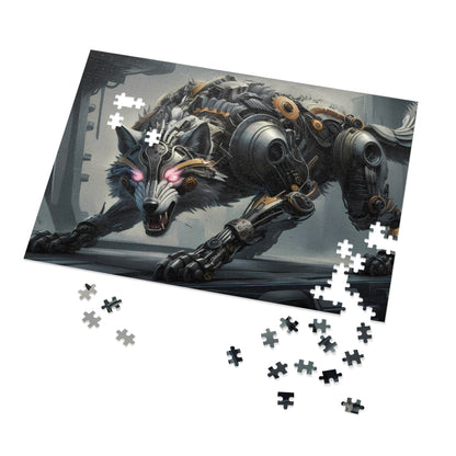 Cybernetic Apex Wolf - Jigsaw Puzzle (30, 110, 252, 500,1000-Piece)